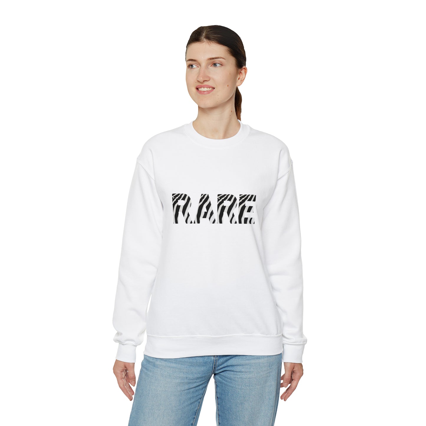 "Rare" Disease Zebra Print Sweatshirt