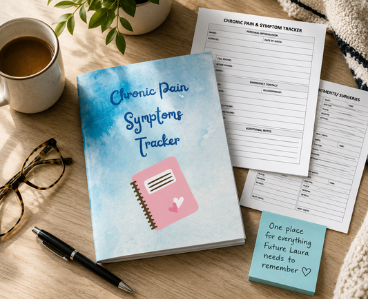 Chronic Pain Symptom Tracker | 4-Month Printable Journal - The Good Life Vibe