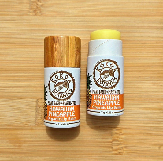 Hawaiian Pineapple - Natural Organic Lip Balm - Vegan - Plastic-Free  .25 oz