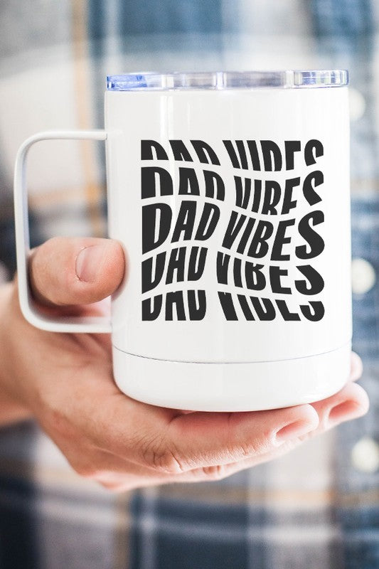 Dad Vibes Coffee Tumbler Cup Mug