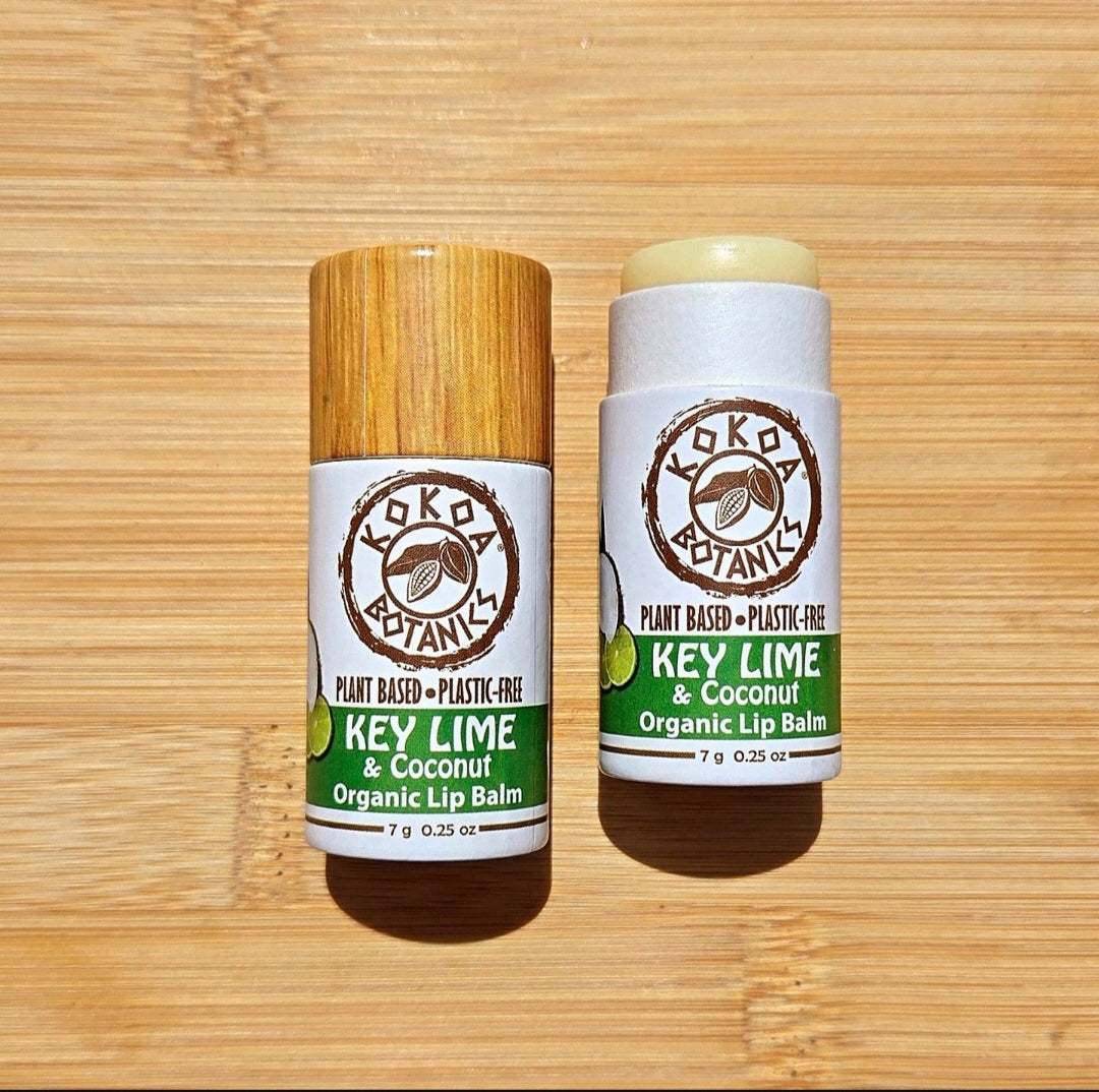Key Lime - All Natural Lip Balm - Vegan - Plastic Free .25 oz