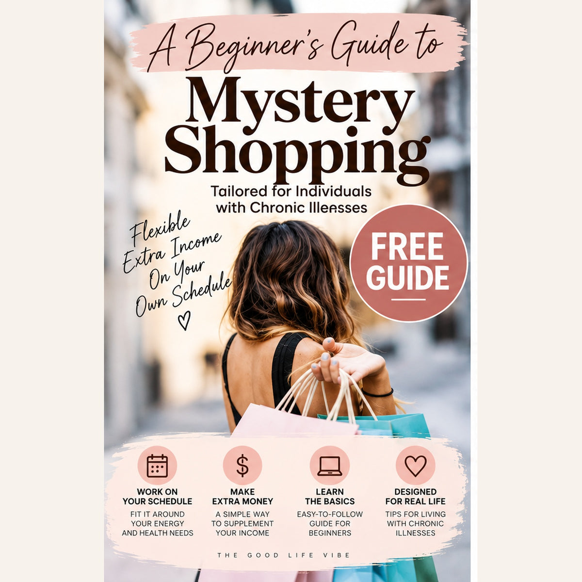 Free beginner's guide to mystery shopping for people with chronic illnesses