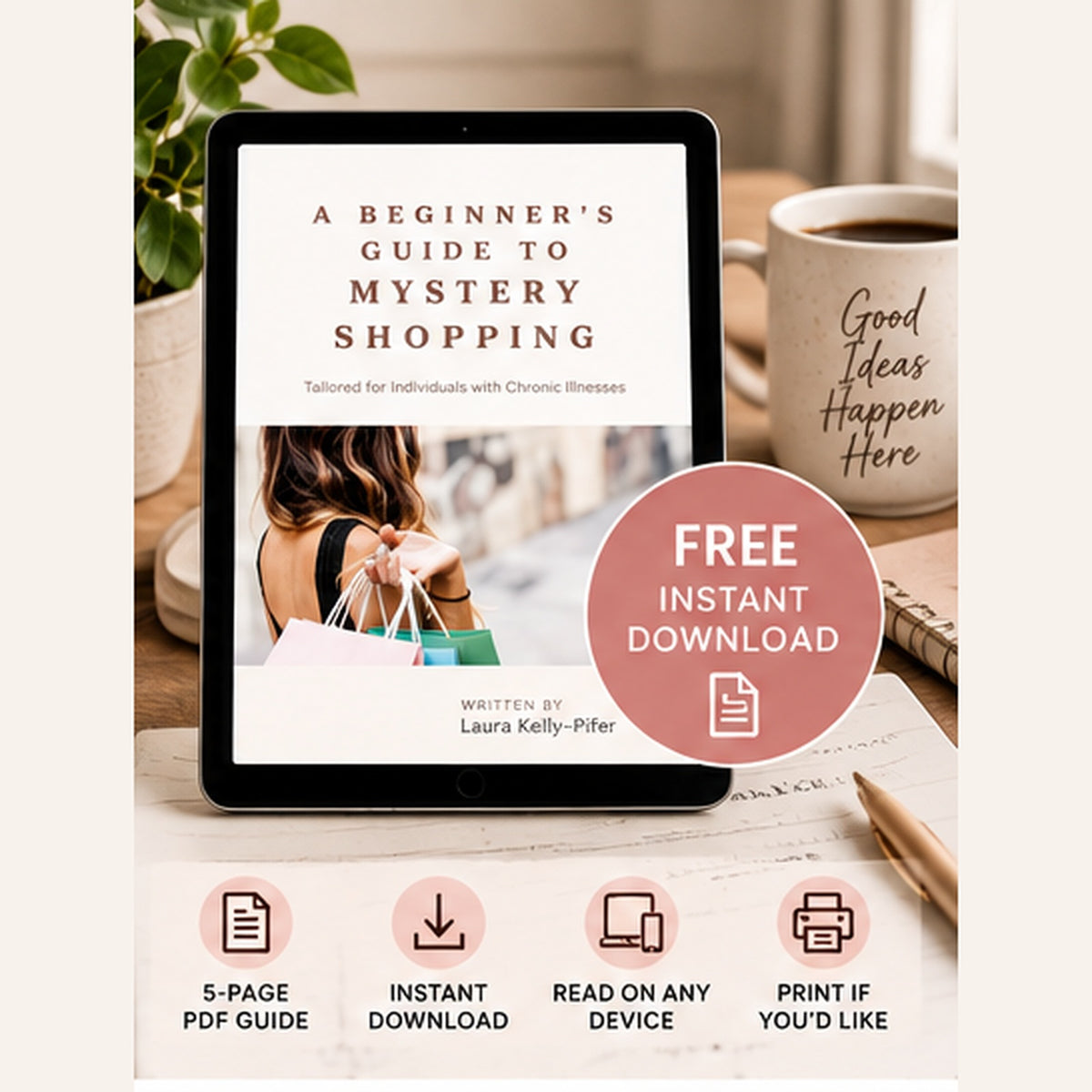 Free 5-page mystery shopping PDF guide instant digital download