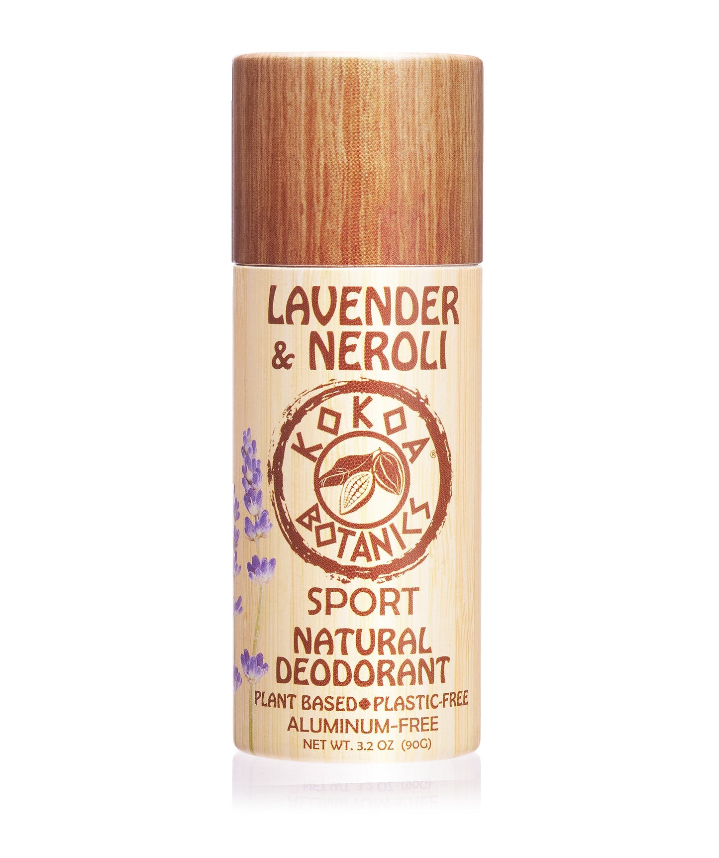 LAVENDER & NEROLI - Natural Deodorant - Sport - Aluminum-Free - Plastic-Free 3.2 oz