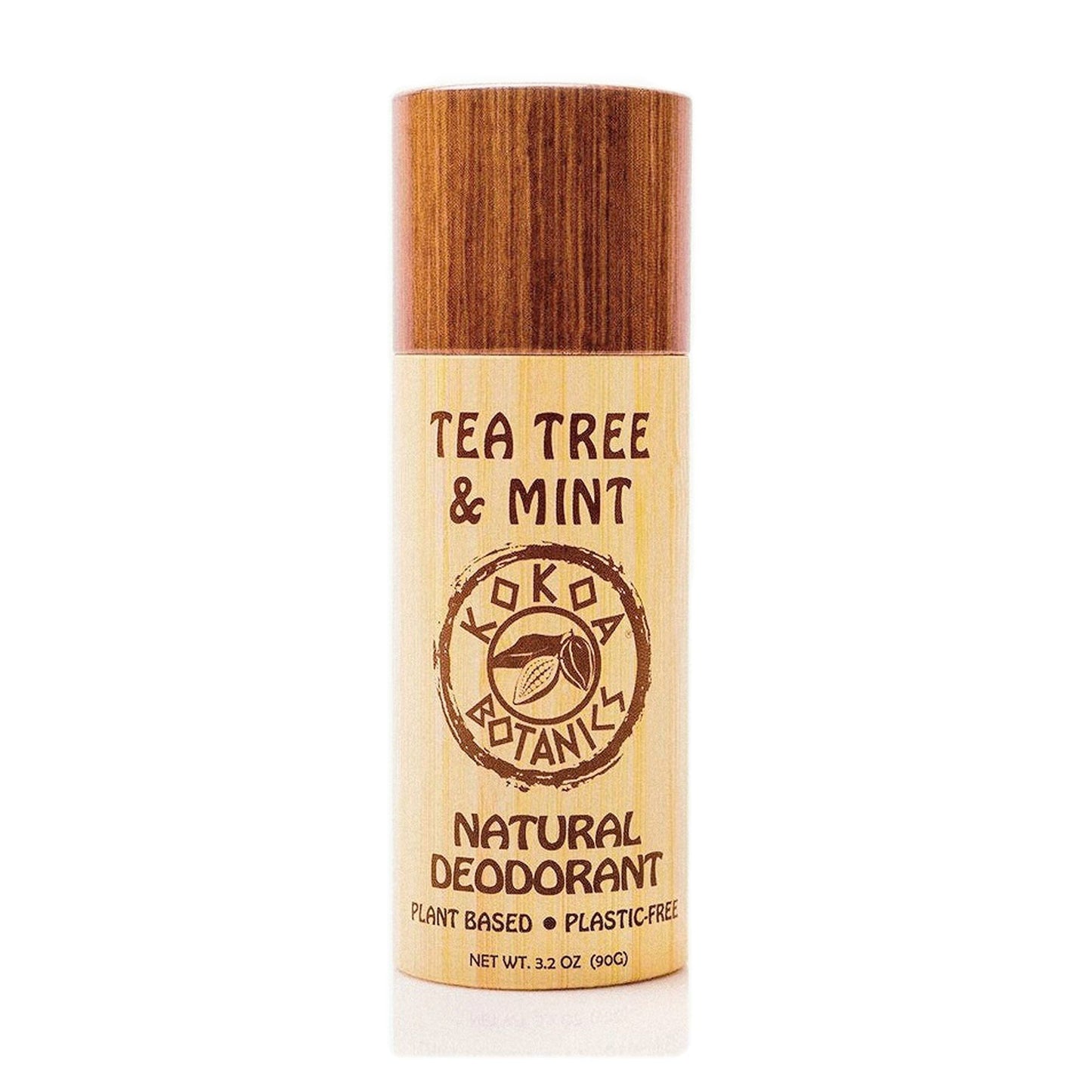 TEA TREE and MINT - Natural Detox Deodorant - Sport- Aluminum-Free - Plastic-Free 3.2 oz