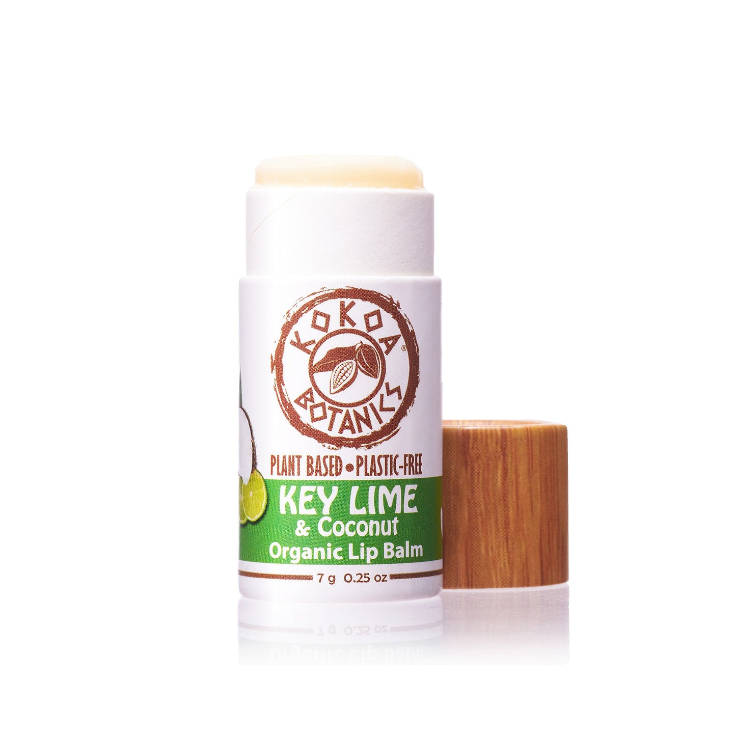 Key Lime - All Natural Lip Balm - Vegan - Plastic Free .25 oz