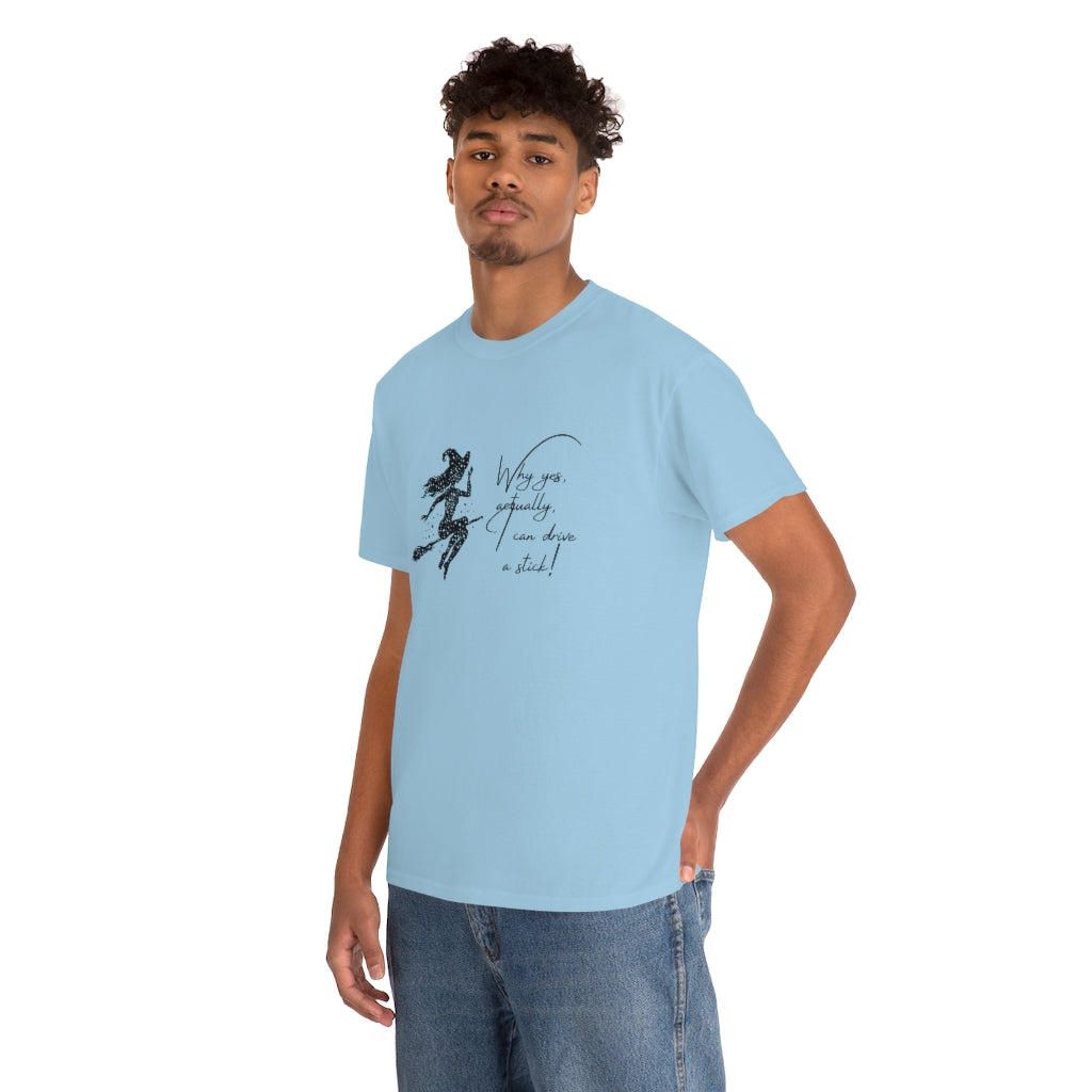 Witch Riding On Broom T-Shirt Funny Halloween Tee Sarcastic Fall Shirt Witches Tshirt Bitch T Witches Autumn Apparel - The Good Life Vibe