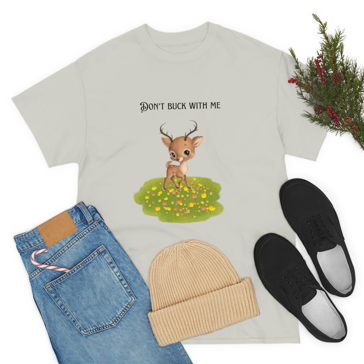 Don't Buck With Me Tshirt, Funny Deer Shirt. Funny Hunting Shirt,  Hunting Camp Shirt. Unisex Shirt, Gift for Hunter, Hunting Gag Gift, - The Good Life Vibe