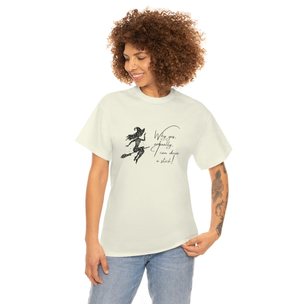 Witch Riding On Broom T-Shirt Funny Halloween Tee Sarcastic Fall Shirt Witches Tshirt Bitch T Witches Autumn Apparel - The Good Life Vibe