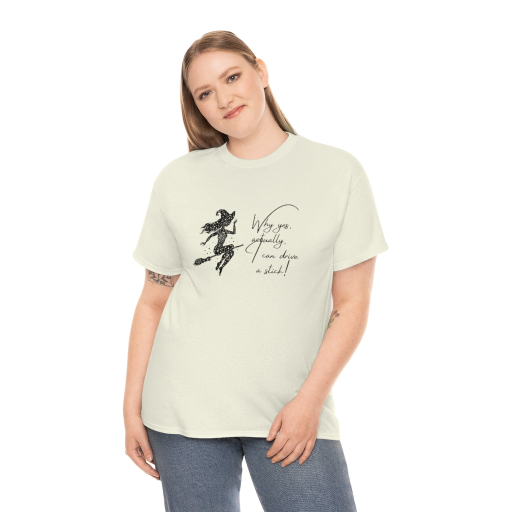 Witch Riding On Broom T-Shirt Funny Halloween Tee Sarcastic Fall Shirt Witches Tshirt Bitch T Witches Autumn Apparel - The Good Life Vibe