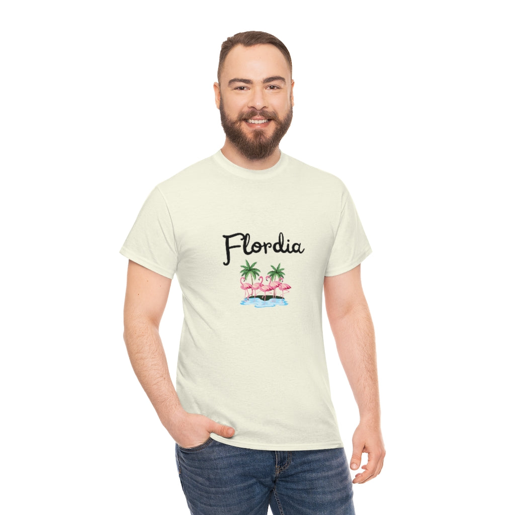 Florida Flamingo Tee Palm Tree Shirt Preppy Clothes Trendy Shirts Aesthetic Shirt Beachy Tee Cute Comfy Clothes Beach Shirt Poolside - The Good Life Vibe