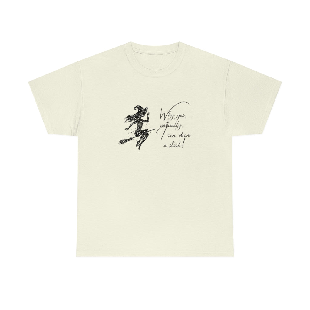 Witch Riding On Broom T-Shirt Funny Halloween Tee Sarcastic Fall Shirt Witches Tshirt Bitch T Witches Autumn Apparel - The Good Life Vibe
