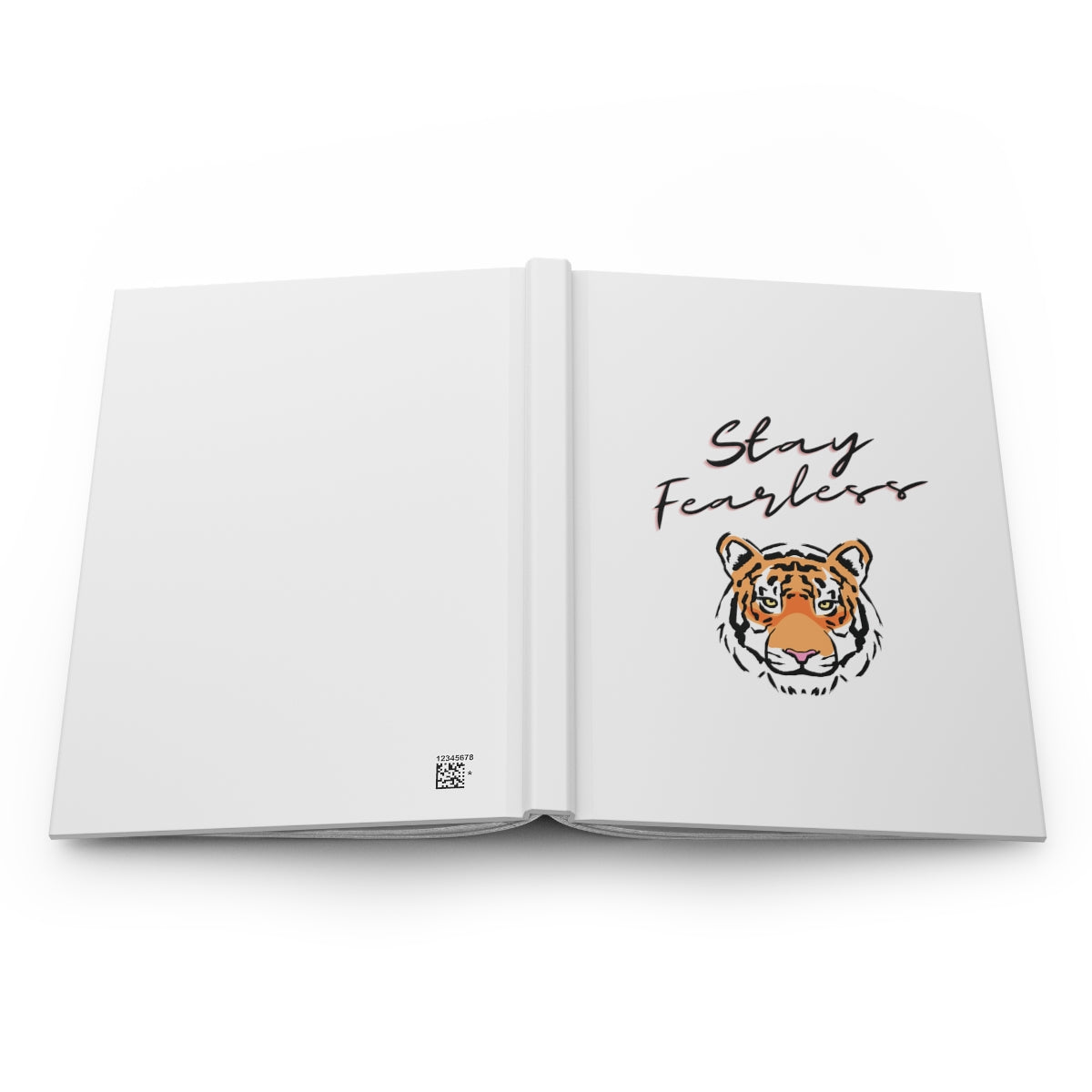 Hard cover notebook, Dotted Paper Journal, Stay Fearless Journal, Tiger, Lined Notebook, Lined Journal, Stationary, Empowerment Journal - The Good Life Vibe