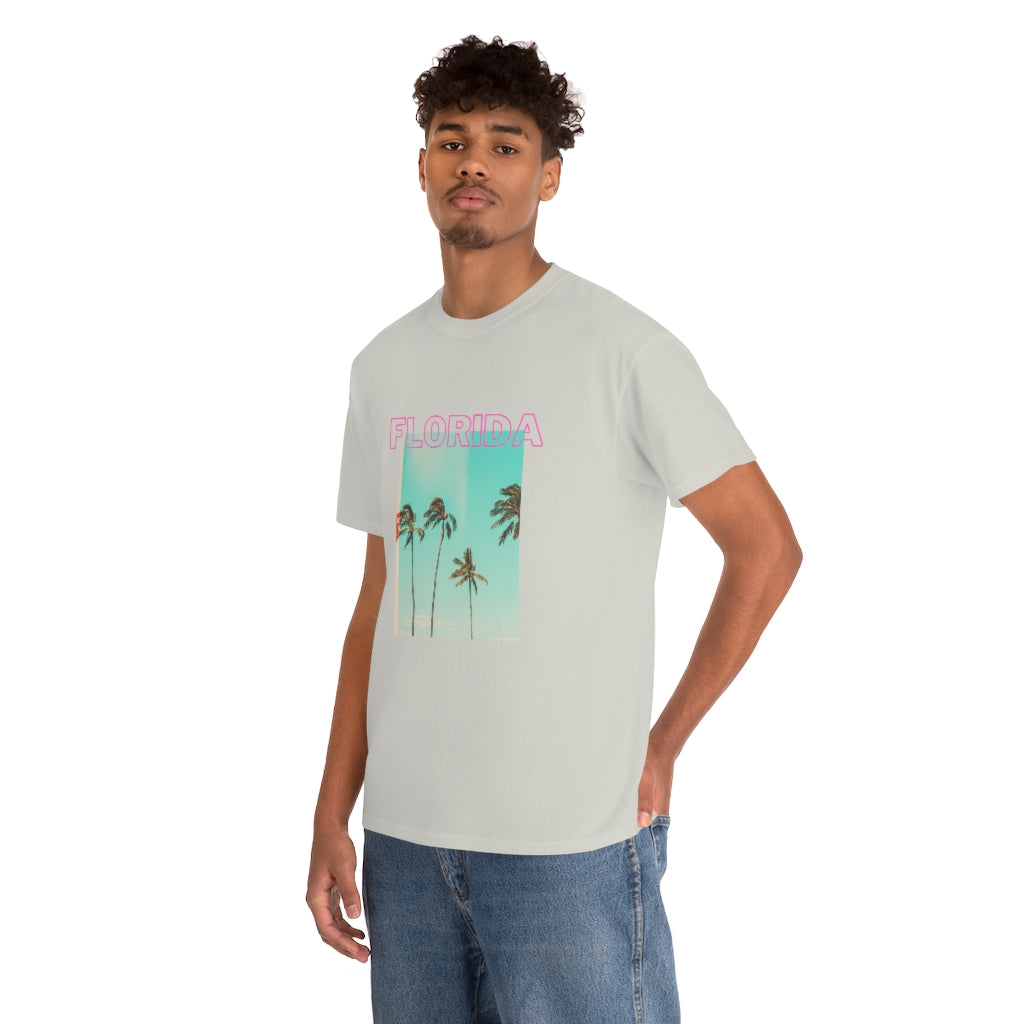 Flordia Tee Florida Shirt Preppy Clothes Trendy Shirts Aesthetic Shirt Beachy Tee Cute Comfy Clothes Palm Tree Shirt - The Good Life Vibe