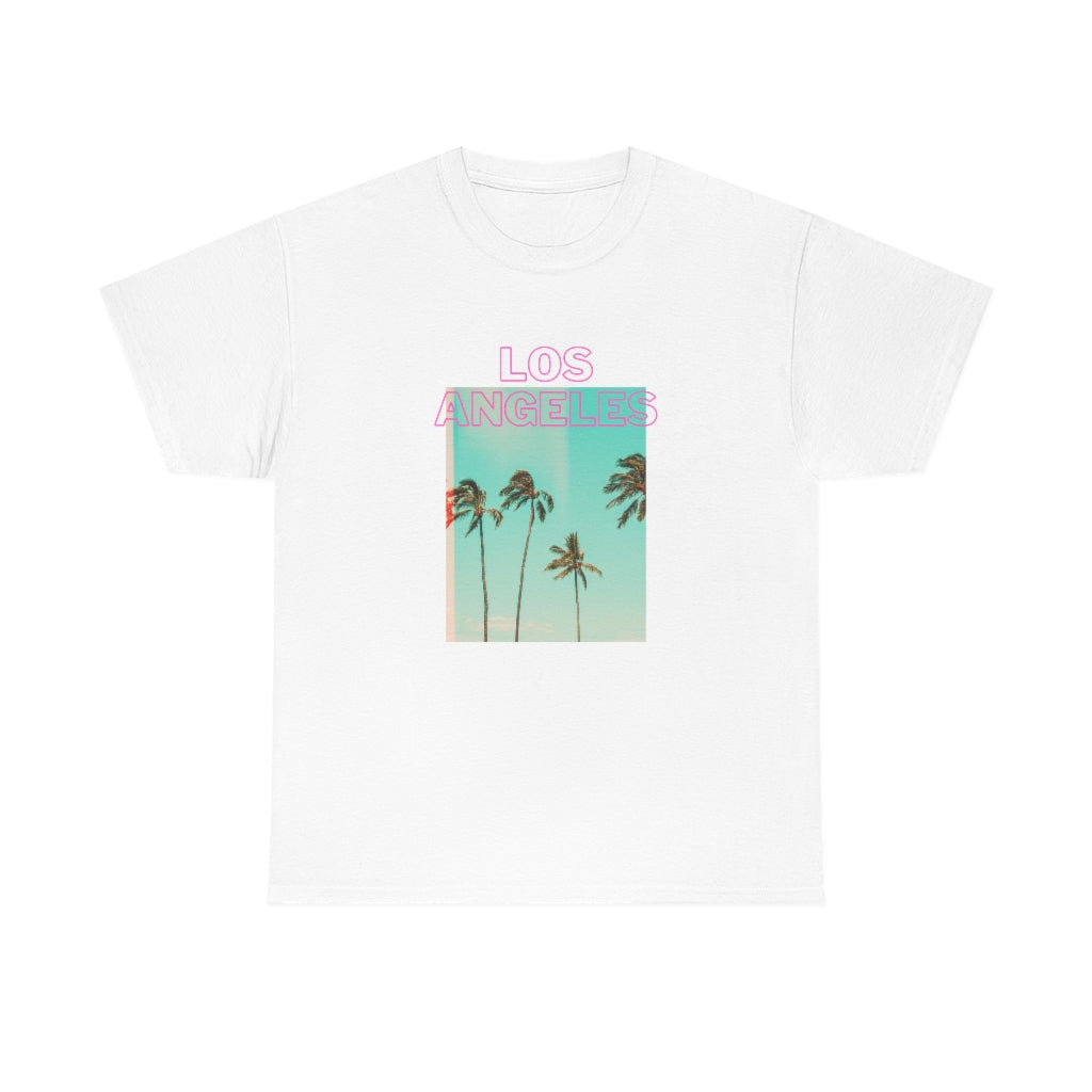 Los Angels Tee Los Angeles Shirt Preppy Clothes Trendy Shirts Aesthetic Shirt Beachy Tee Cute Comfy Clothes Palm Tree Shirt - The Good Life Vibe