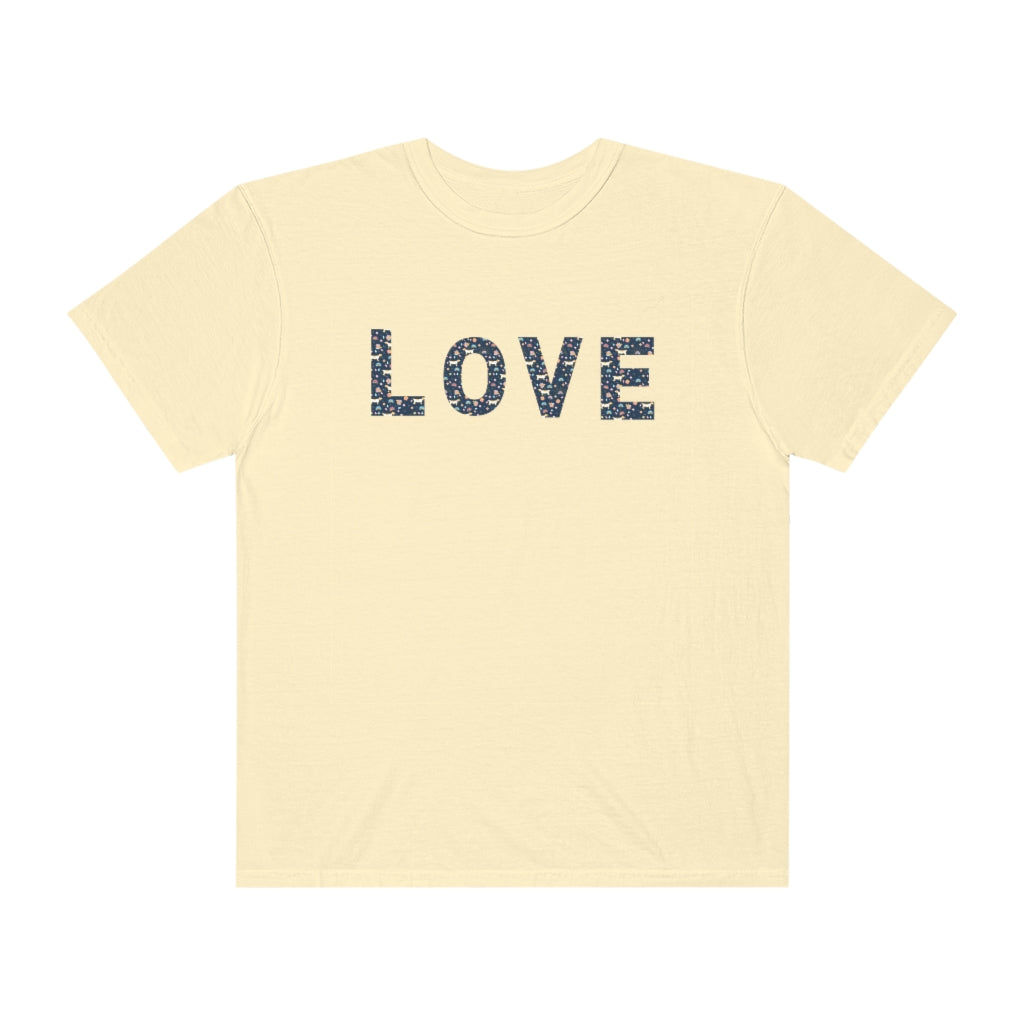 Love Dog Tee Comfort Colors Graphic T-Shirt Trendy Preppy Cute Shirt - The Good Life Vibe