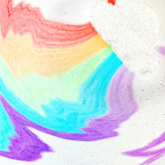 Rainbow Cloud Bath Bomb - The Good Life Vibe