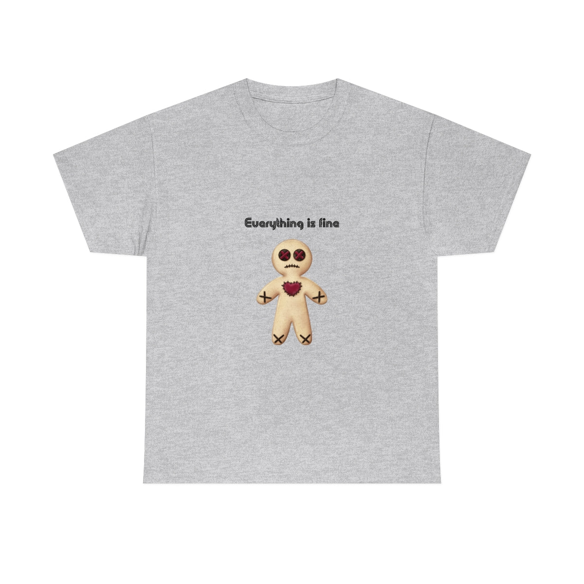 Everything is Fine Tshirt, I'm Fine Everything is Fine, Gingerbread Man, Christmas Shirt, Chronic Pain Shirt, Anxiety Shirt, FunnyTshirts - The Good Life Vibe