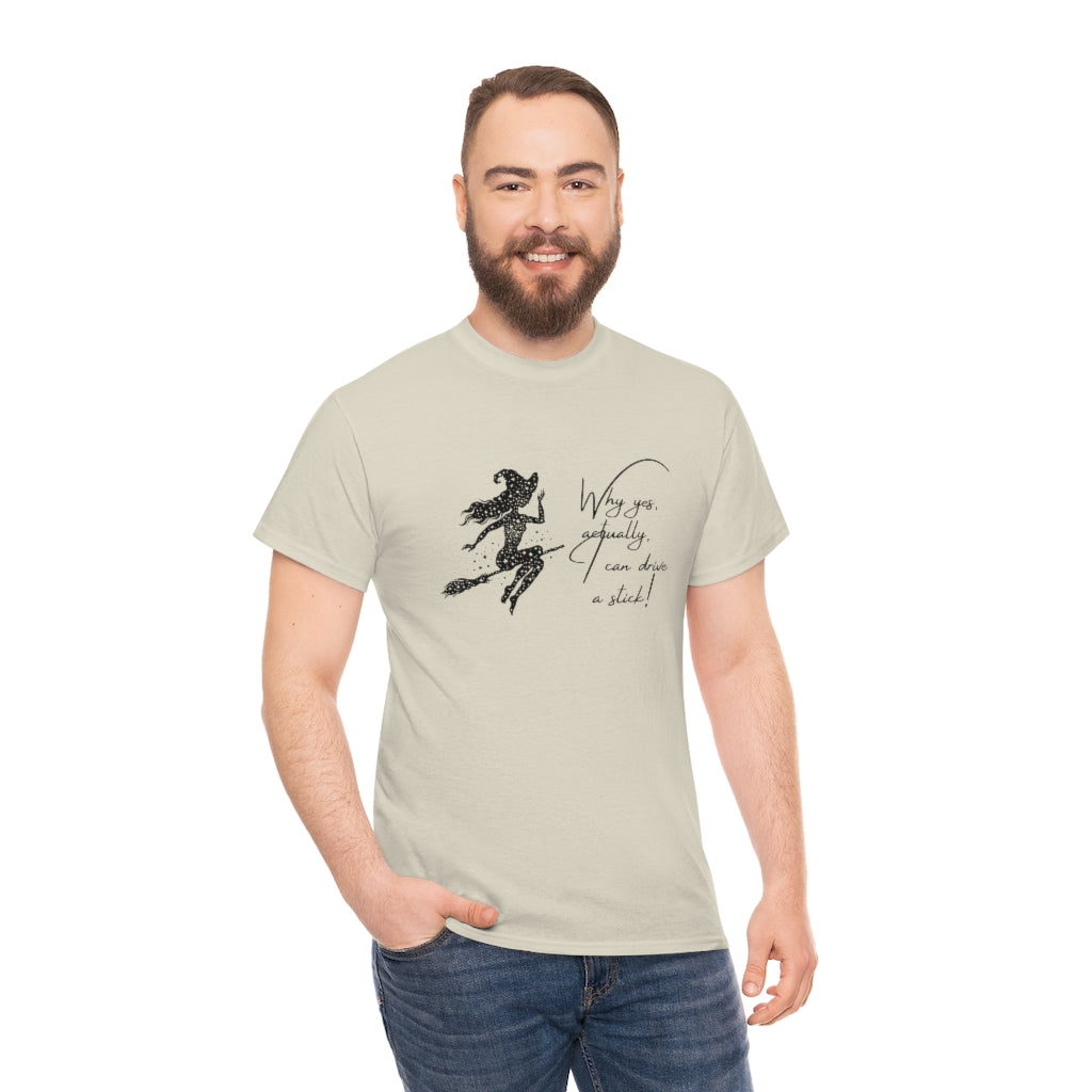 Witch Riding On Broom T-Shirt Funny Halloween Tee Sarcastic Fall Shirt Witches Tshirt Bitch T Witches Autumn Apparel - The Good Life Vibe