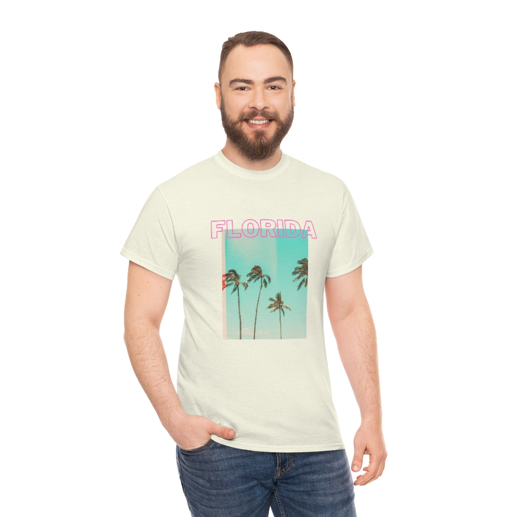 Flordia Tee Florida Shirt Preppy Clothes Trendy Shirts Aesthetic Shirt Beachy Tee Cute Comfy Clothes Palm Tree Shirt - The Good Life Vibe