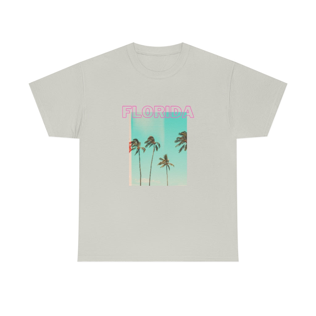 Flordia Tee Florida Shirt Preppy Clothes Trendy Shirts Aesthetic Shirt Beachy Tee Cute Comfy Clothes Palm Tree Shirt - The Good Life Vibe