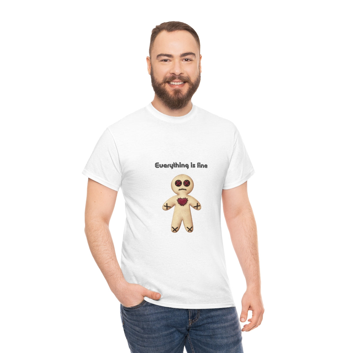 Everything is Fine Tshirt, I'm Fine Everything is Fine, Gingerbread Man, Christmas Shirt, Chronic Pain Shirt, Anxiety Shirt, FunnyTshirts - The Good Life Vibe