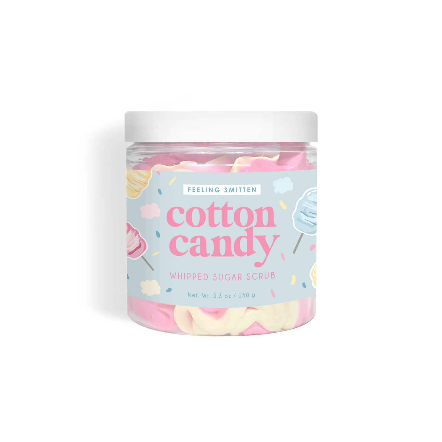 Cotton Candy Whipped Sugar Scrub - The Good Life Vibe