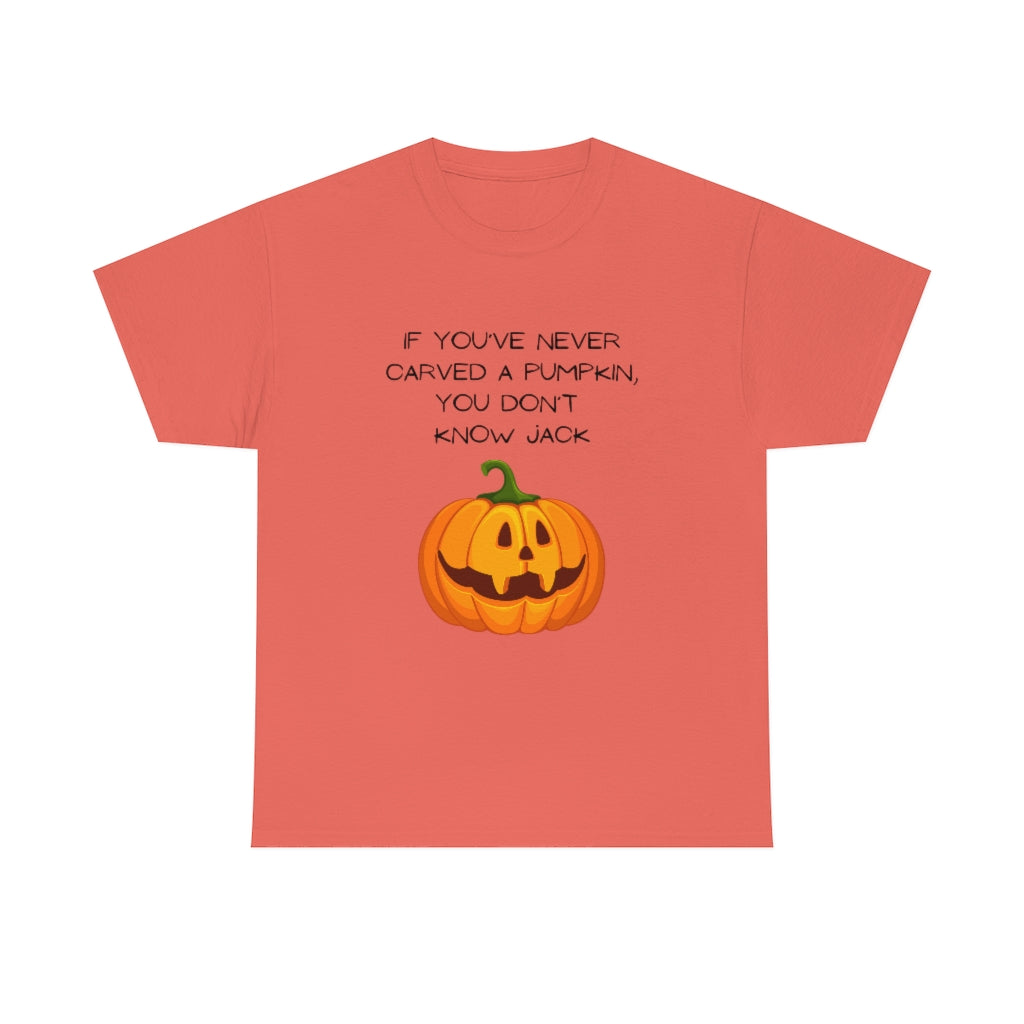 Halloween Fall Spooky Pumpkin Jack O' Lantern Funny Slogan Trendy Gift Heavy Cotton Tee - The Good Life Vibe