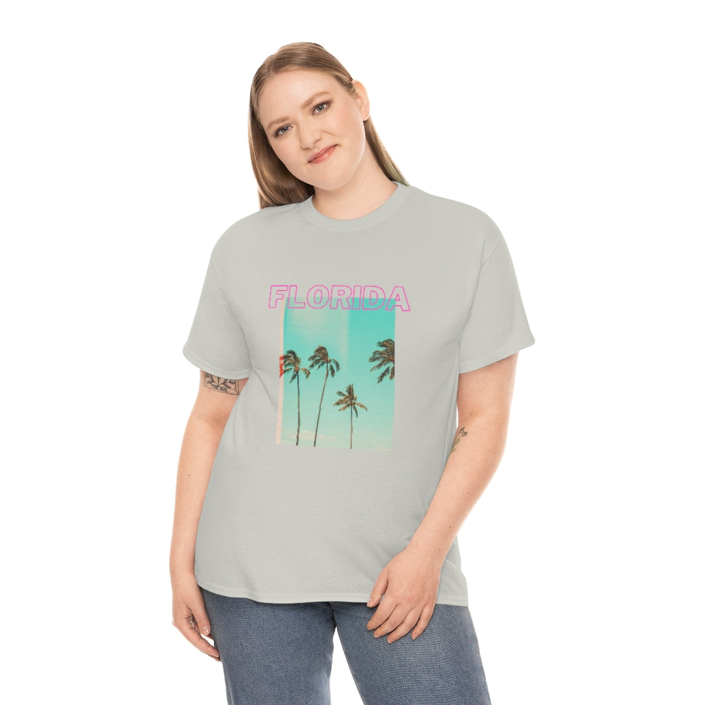 Flordia Tee Florida Shirt Preppy Clothes Trendy Shirts Aesthetic Shirt Beachy Tee Cute Comfy Clothes Palm Tree Shirt - The Good Life Vibe
