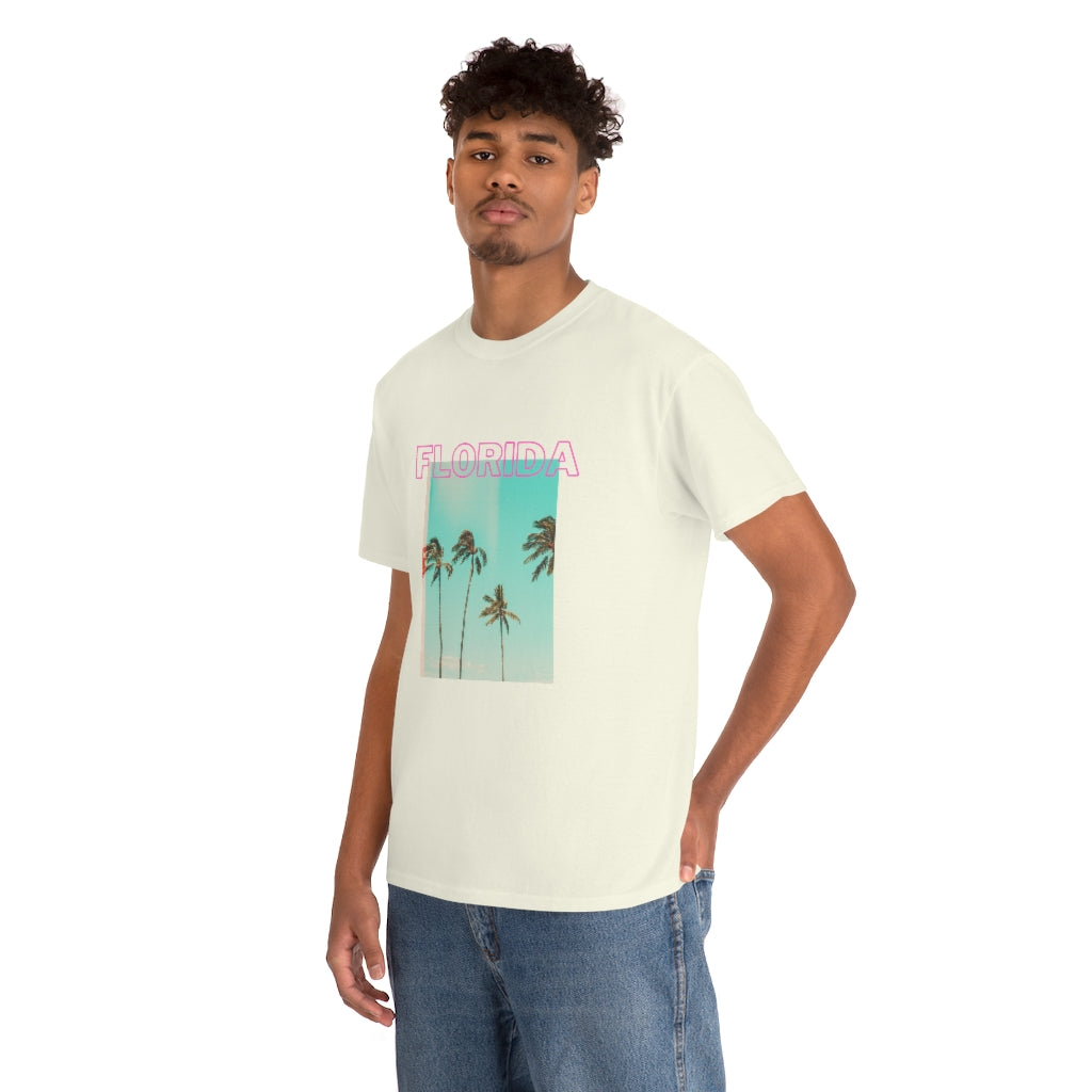 Flordia Tee Florida Shirt Preppy Clothes Trendy Shirts Aesthetic Shirt Beachy Tee Cute Comfy Clothes Palm Tree Shirt - The Good Life Vibe