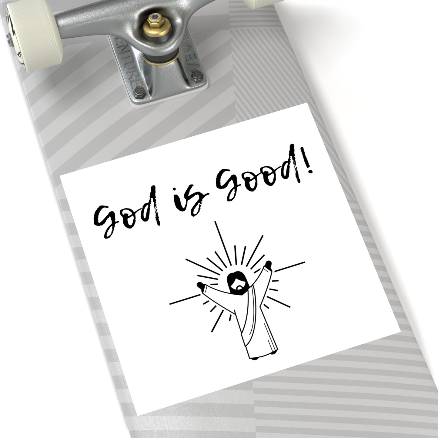 God Is Good Sticker, Christian Sticker,  Laptop, Phone, Notebook Sticker, Faith Sticker, Gift for Christian, Bible Verse, Religious Stickers - The Good Life Vibe