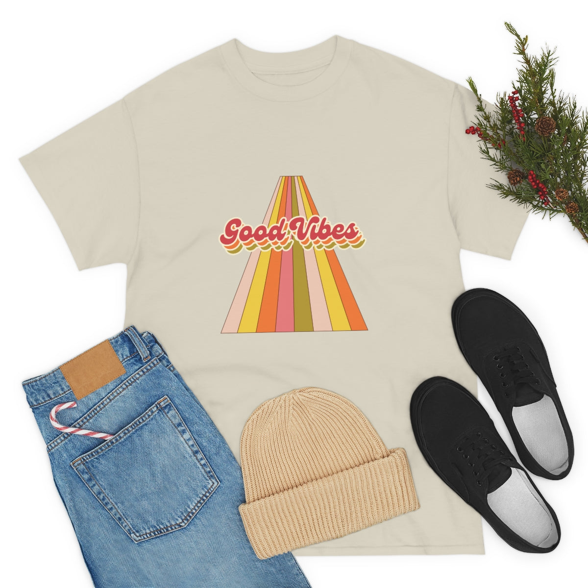 Good Vibes Shirt, Good Vibes Only Shirt, Retro Good Vibes Tshirt, Hippie Shirt, Retro Inspired Shirt, Boho Shirt, Peace Shirt, Unisex Tee - The Good Life Vibe