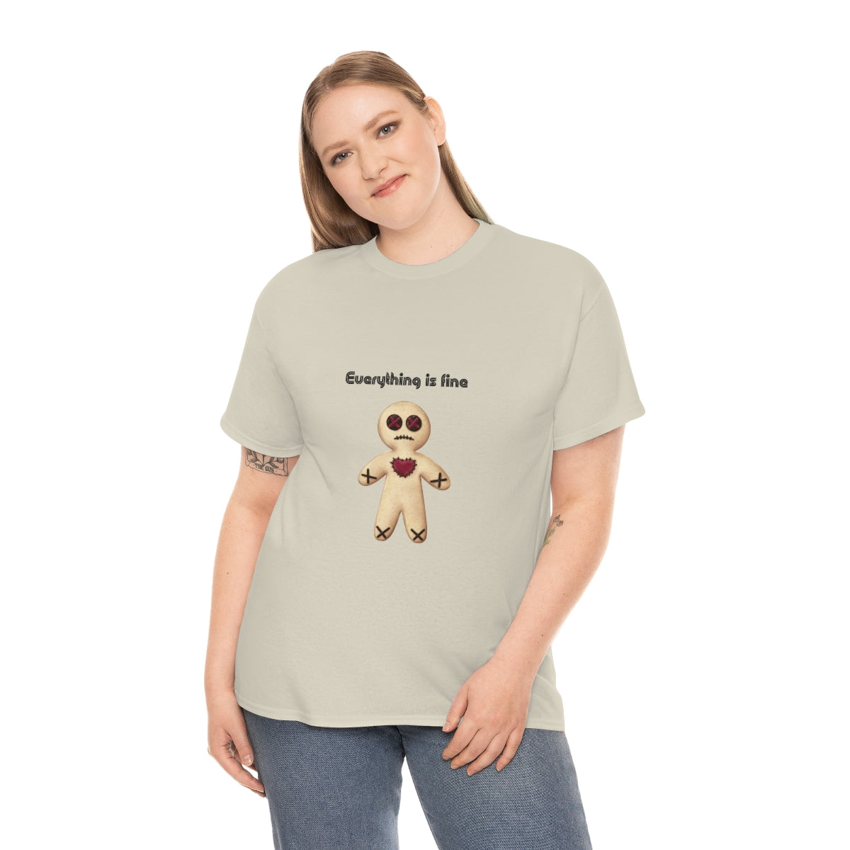 Everything is Fine Tshirt, I'm Fine Everything is Fine, Gingerbread Man, Christmas Shirt, Chronic Pain Shirt, Anxiety Shirt, FunnyTshirts - The Good Life Vibe