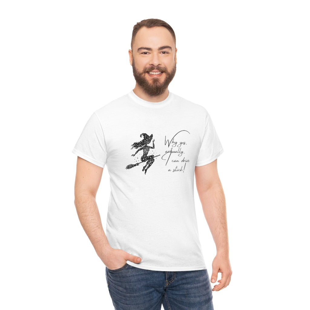 Witch Riding On Broom T-Shirt Funny Halloween Tee Sarcastic Fall Shirt Witches Tshirt Bitch T Witches Autumn Apparel - The Good Life Vibe
