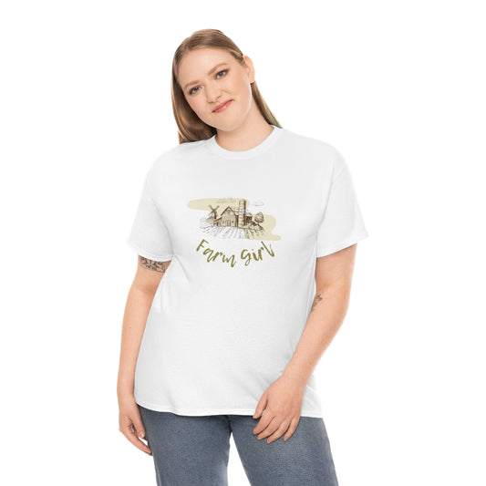 Farm Girl T-shirt, Cowgirl T-Shirt, Barn Outfit, Big Farmer Family T-Shirt, Rodeo T-Shirt , Horse-Riding T-Shirt, Country Girl T-Shirt - The Good Life Vibe