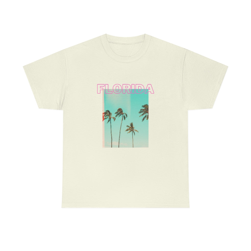 Flordia Tee Florida Shirt Preppy Clothes Trendy Shirts Aesthetic Shirt Beachy Tee Cute Comfy Clothes Palm Tree Shirt - The Good Life Vibe