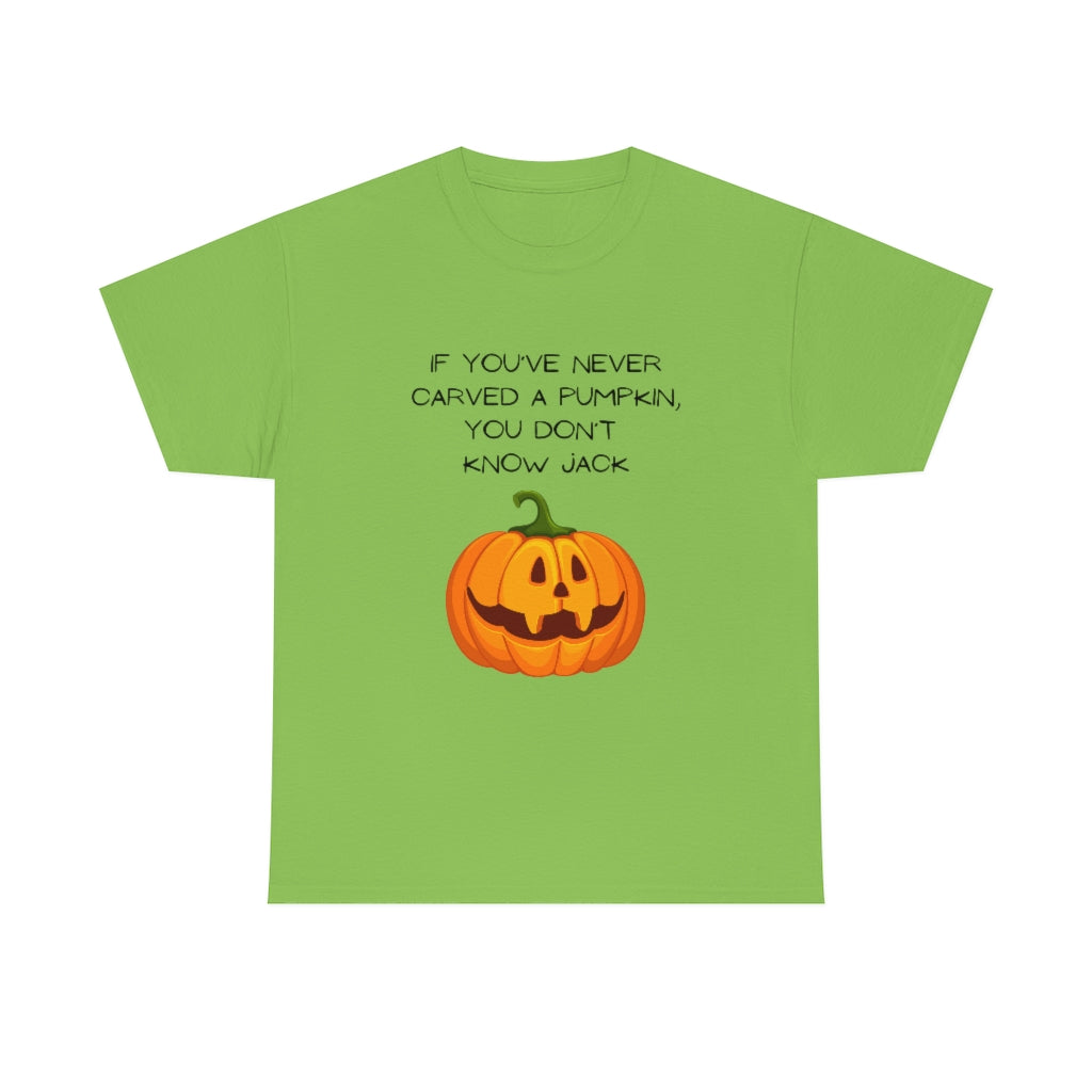 Halloween Fall Spooky Pumpkin Jack O' Lantern Funny Slogan Trendy Gift Heavy Cotton Tee - The Good Life Vibe