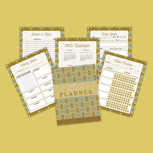 2023 Calendar Journal and Planner - Printable/Digital Download