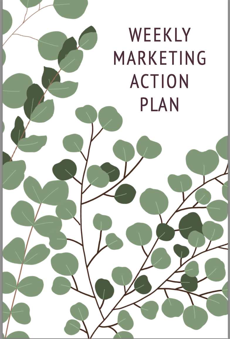 Weekly Marketing Plan - The Good Life Vibe