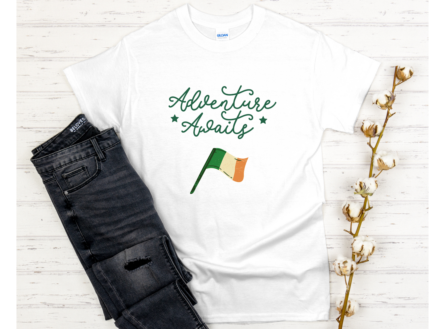 Adventure Awaits Ireland Vacation T-Shirt