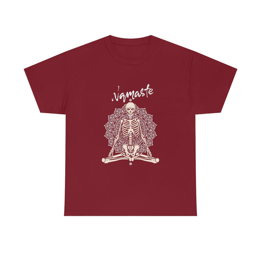 Namaste Skeleton Yoga Tee - The Good Life Vibe