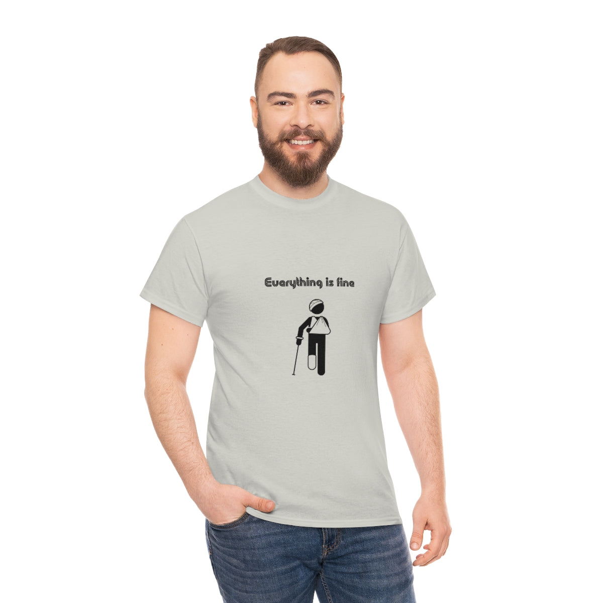 Everything is Fine Tshirt, I'm Fine Everything is Fine, Sarcastic Tshirt, Funny Tshirt, Recovering From Surgery Tshirt, Physical Therapy Tee - The Good Life Vibe