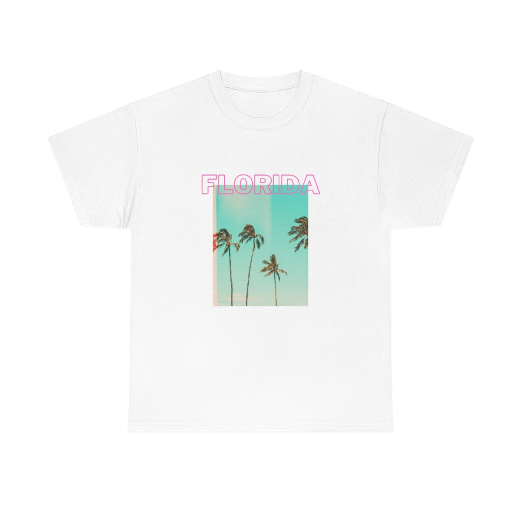 Flordia Tee Florida Shirt Preppy Clothes Trendy Shirts Aesthetic Shirt Beachy Tee Cute Comfy Clothes Palm Tree Shirt - The Good Life Vibe