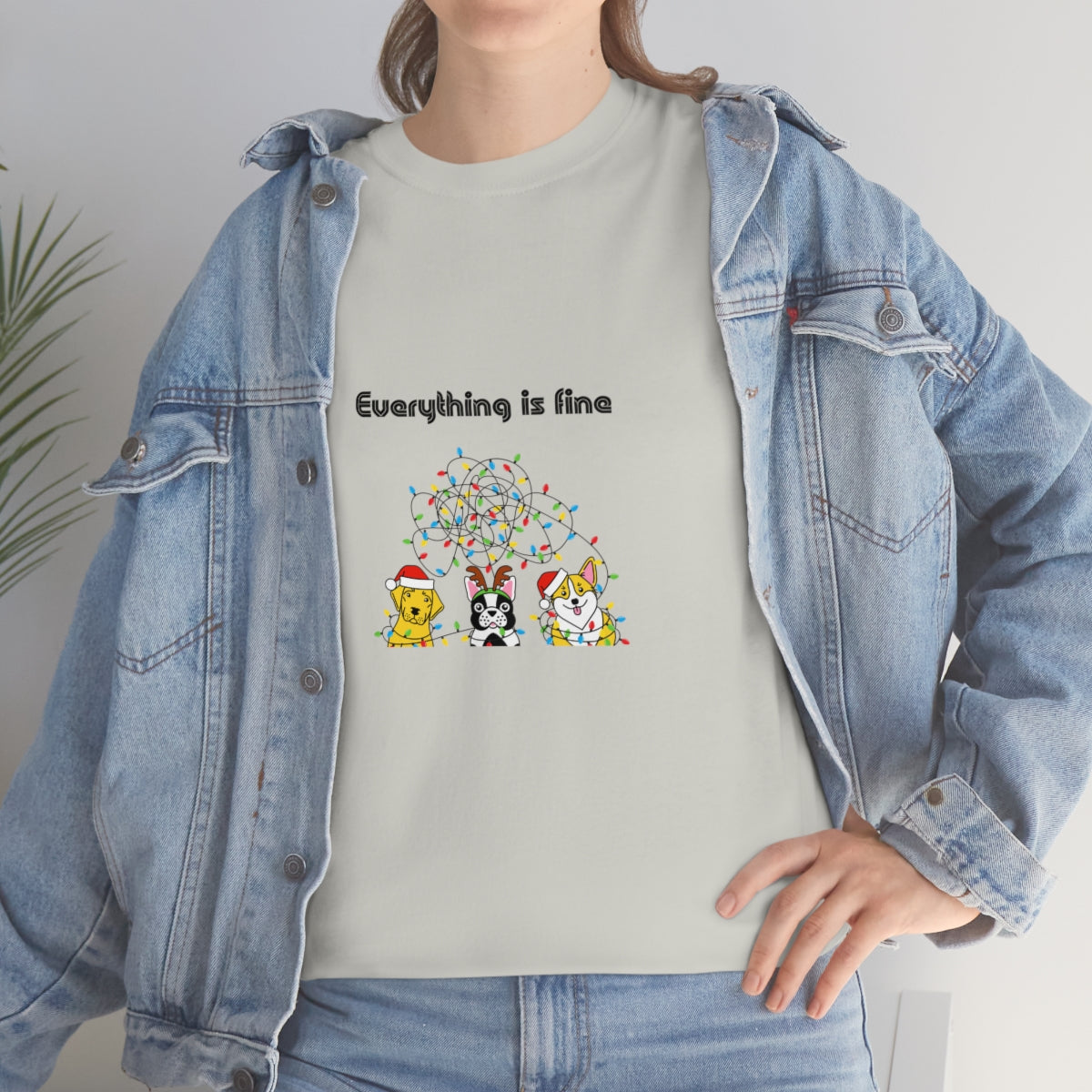 Everything is Fine Tshirt, I'm Fine Everything is Fine, Christmas Shirt, Funny Christmas Shirt, Sarcastic Tshirt, Funny Tshirt, Gift for Her - The Good Life Vibe