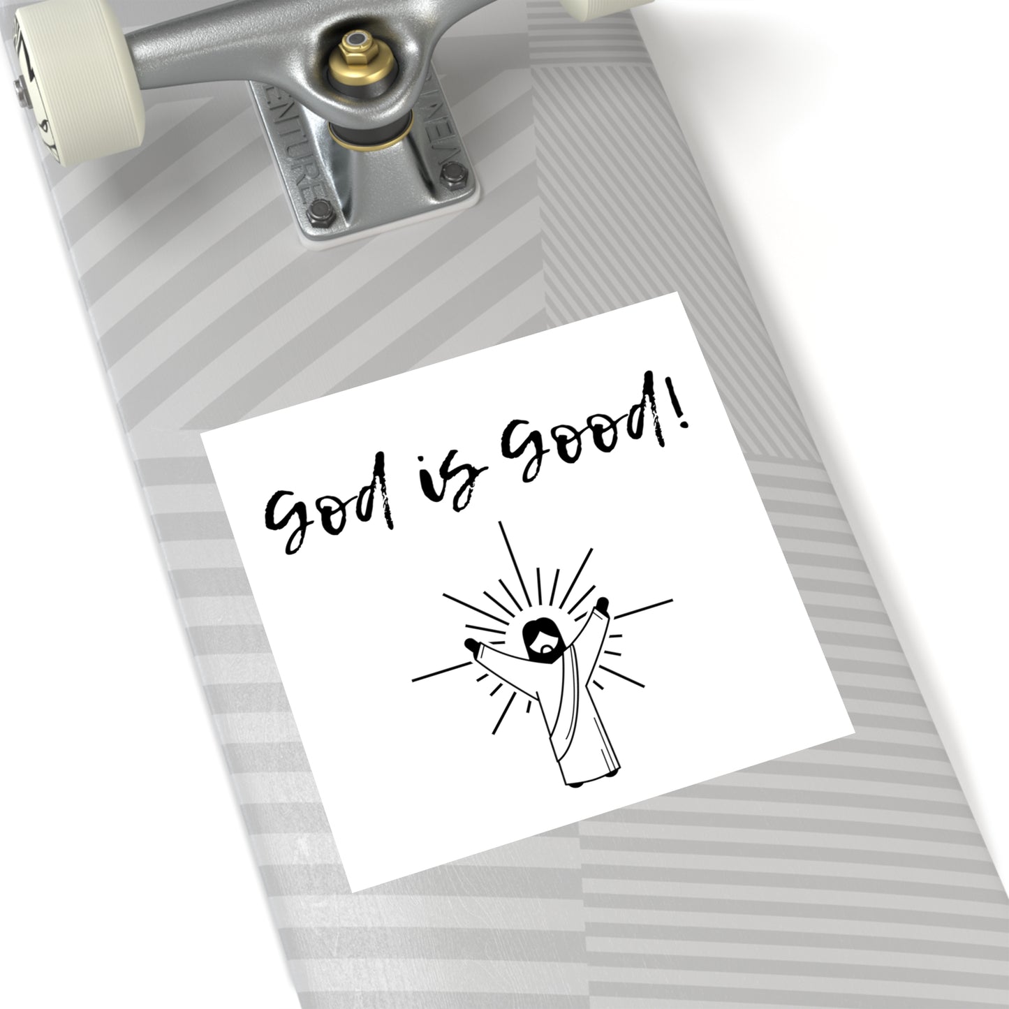 God Is Good Sticker, Christian Sticker,  Laptop, Phone, Notebook Sticker, Faith Sticker, Gift for Christian, Bible Verse, Religious Stickers - The Good Life Vibe