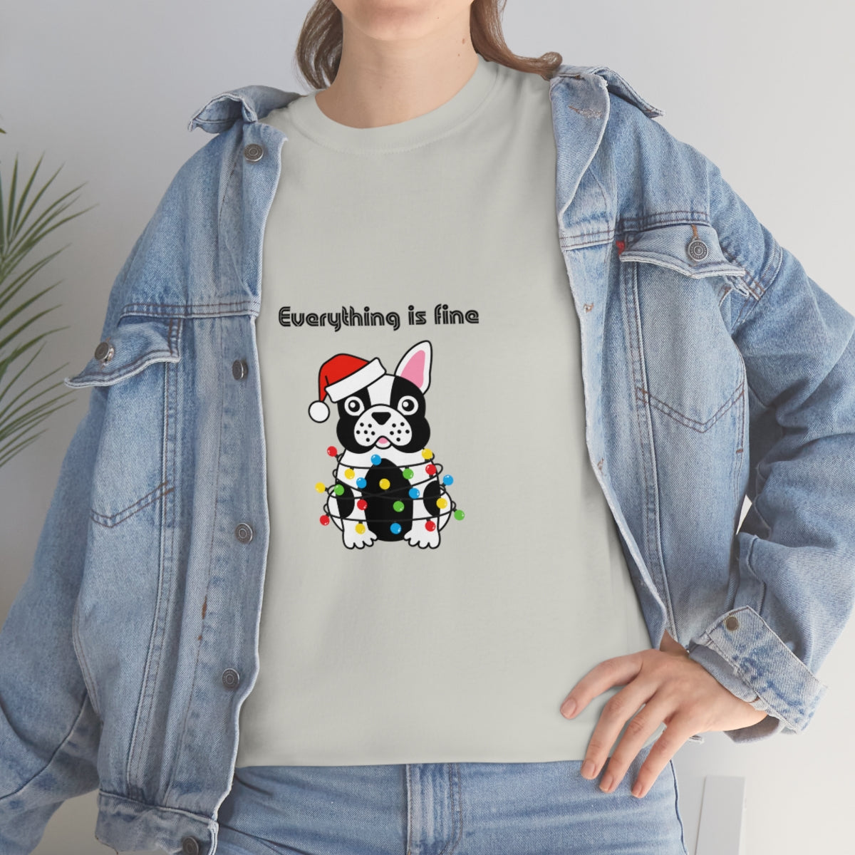 Everything is Fine Tshirt, I'm Fine Everything is Fine, Christmas Shirt, Funny Christmas Shirt, Sarcastic Tshirt, Funny Tshirt, Gift - The Good Life Vibe