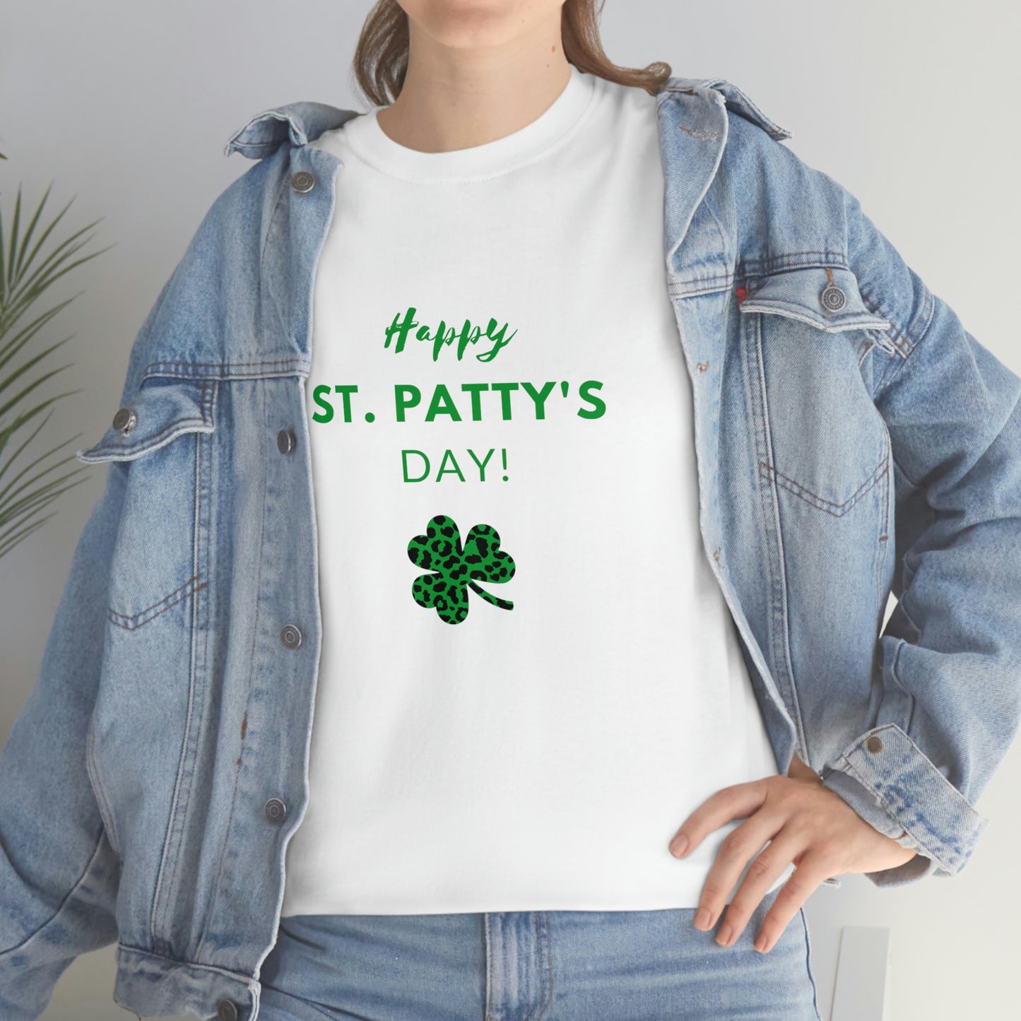 Animal Print Shamrock St Pattys Day Shirt