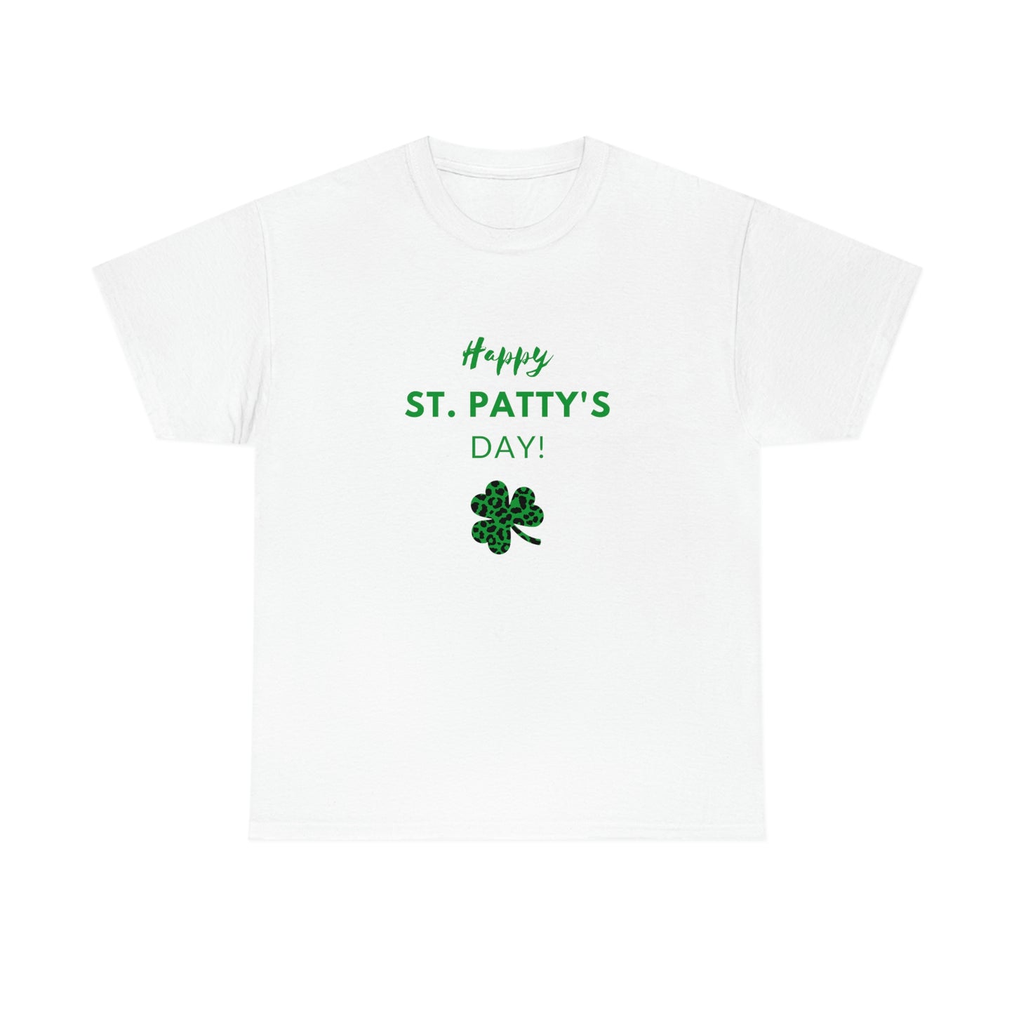 Animal Print Shamrock St Pattys Day Shirt