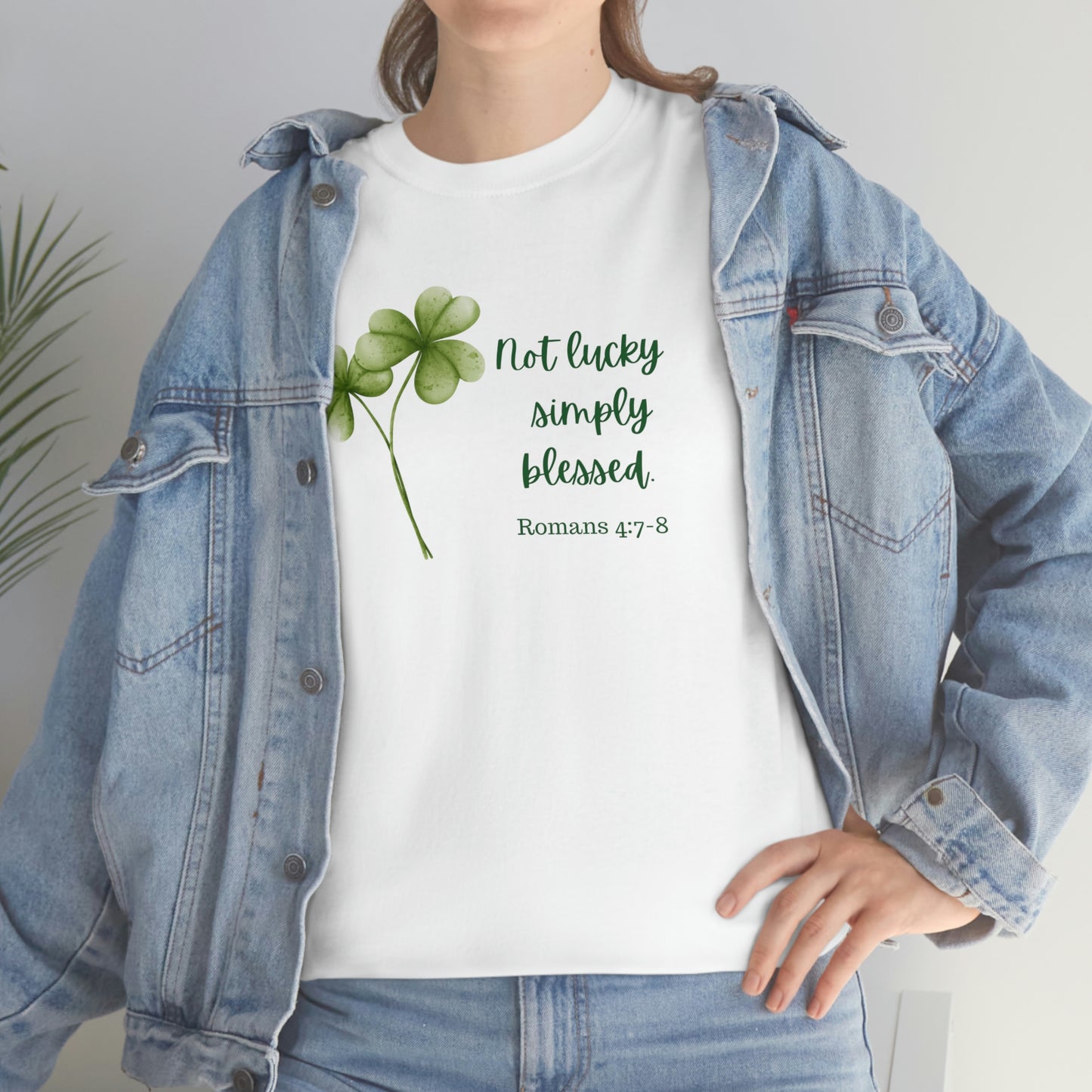 Not Lucky Simply Blessed St Patricks Day Shirt