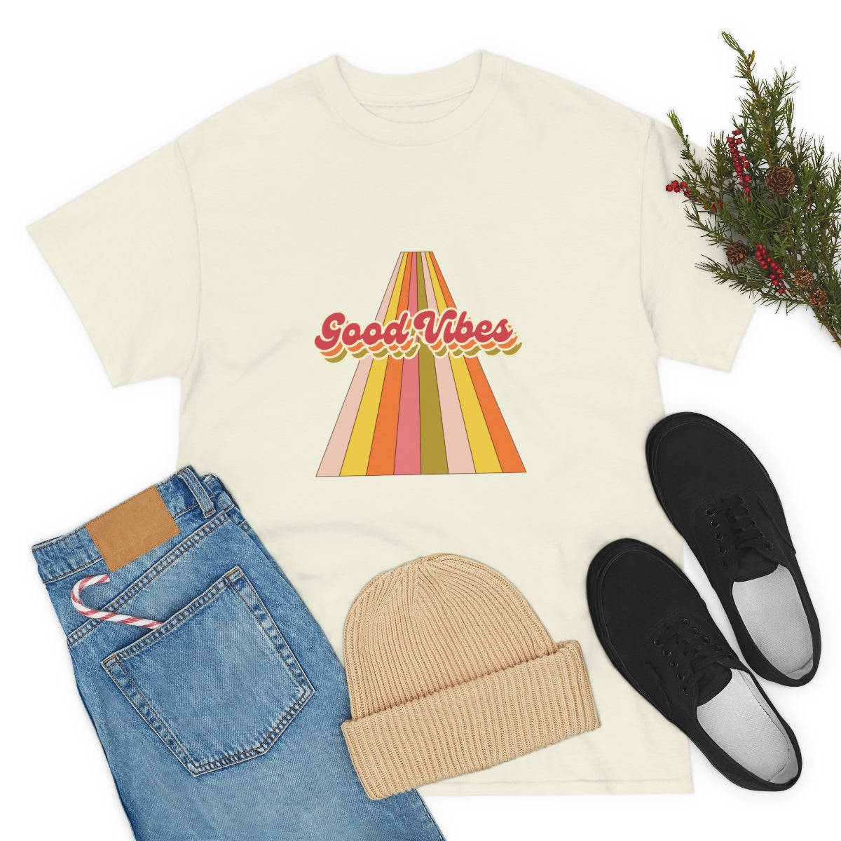 Good Vibes Shirt, Good Vibes Only Shirt, Retro Good Vibes Tshirt, Hippie Shirt, Retro Inspired Shirt, Boho Shirt, Peace Shirt, Unisex Tee - The Good Life Vibe